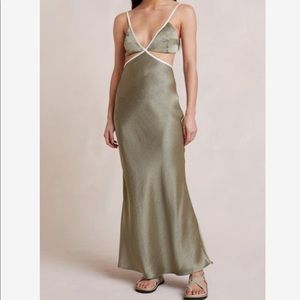 Bec + Bridge Veronique maxi dress in sage, size 2, never worn